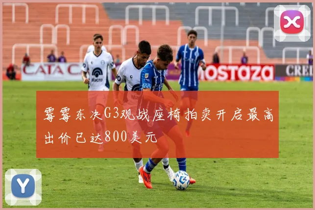 霉霉东决G3观战座椅拍卖开启最高出价已达800美元